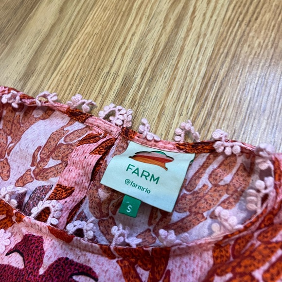 Farm Rio Ainika Print Macaws Blouse Size XS - Picture 6 of 10